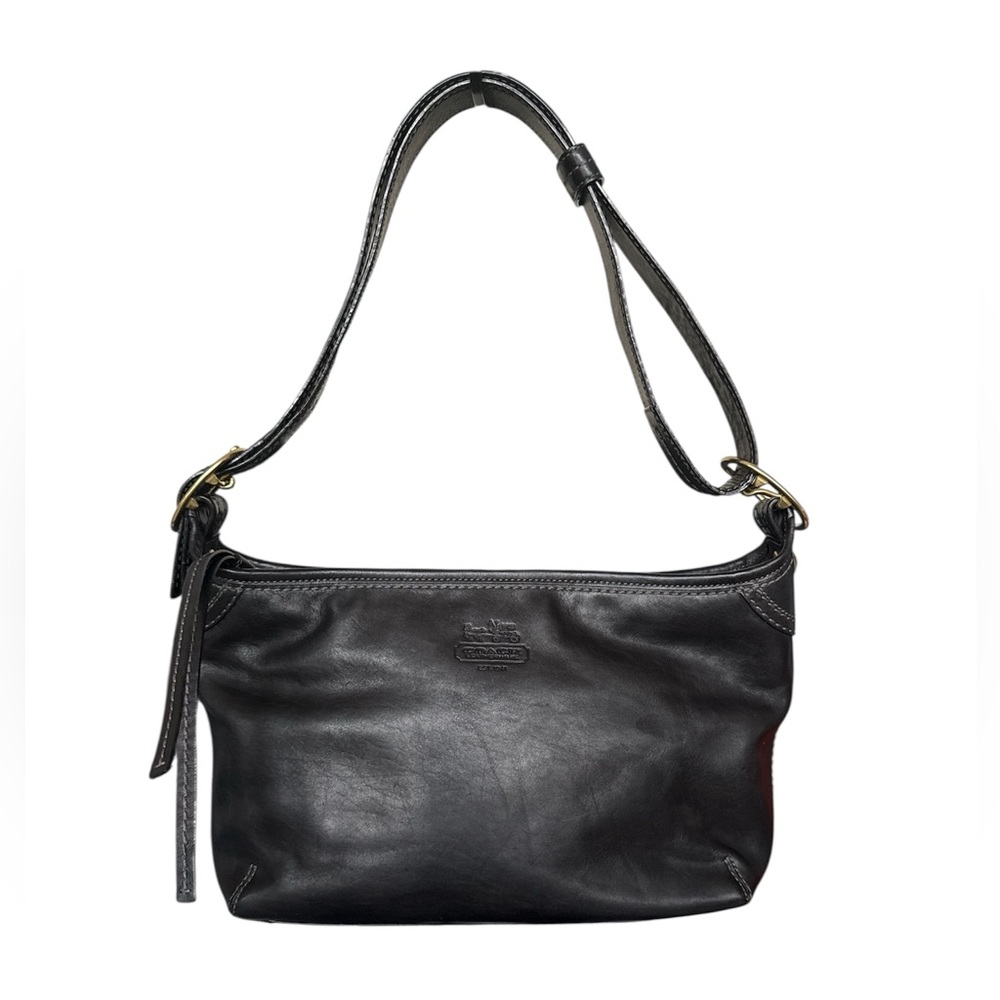 Authentic Vintage Black Coach Crossbody/Shoulder Bag, adjustable straps - Picture 1 of 12